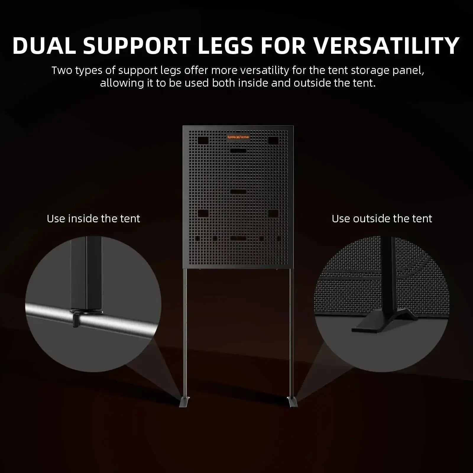 2025 Spider Farmer® Genius Grow System Planche d'engrenage pour tente de culture–Organisateur mural pour contrôleurs et alimentations - BIRD SHOP ORNITHOLOGIE LUXEMBOURG S.A.R.L-S