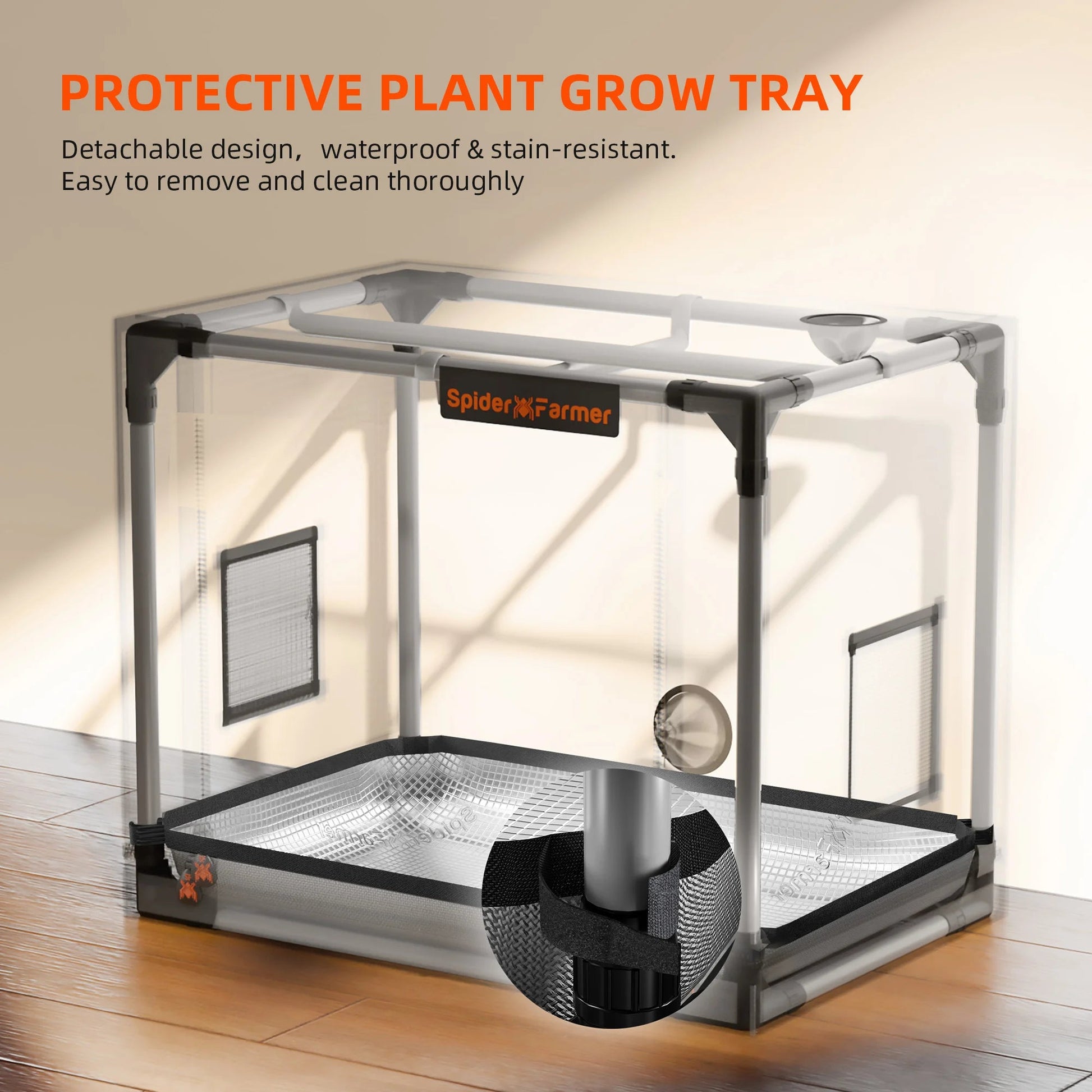 [NOUVEAUTÉ 2025] Spider Farmer 60x40x50cm Mini tente de culture d’intérieur 2000D Oxford Cloth High Reflective Cloning Growzelt Seedling Vegetable Grow Box SPIDER FARMER