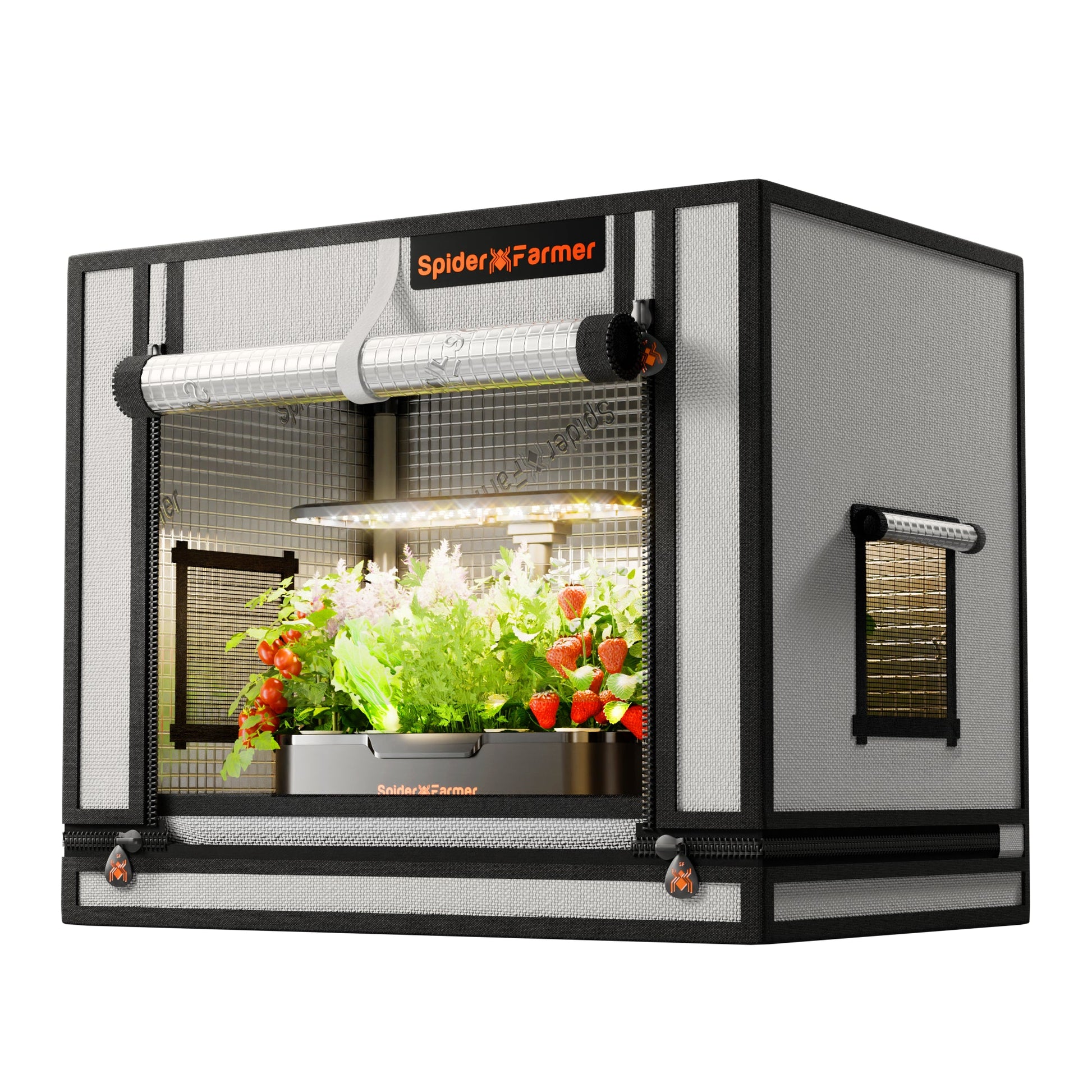 [NOUVEAUTÉ 2025] Spider Farmer 60x40x50cm Mini tente de culture d’intérieur 2000D Oxford Cloth High Reflective Cloning Growzelt Seedling Vegetable Grow Box SPIDER FARMER