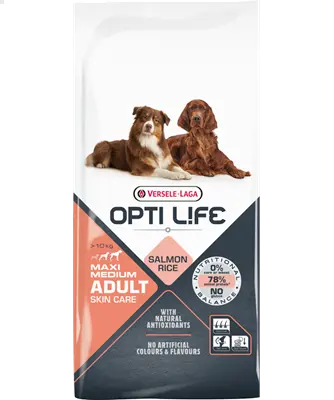 Adult Skin Care Medium & Maxi - chiens grands & moyens - Saumon 2,5kg - Opti Life Versele-Laga