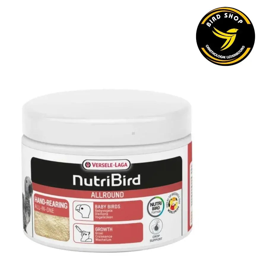 Allround-Elevage à la main pour toutes sortes d'oisillons 250gr-Nutribird - BIRD SHOP ORNITHOLOGIE LUXEMBOURG S.A.R.L-S