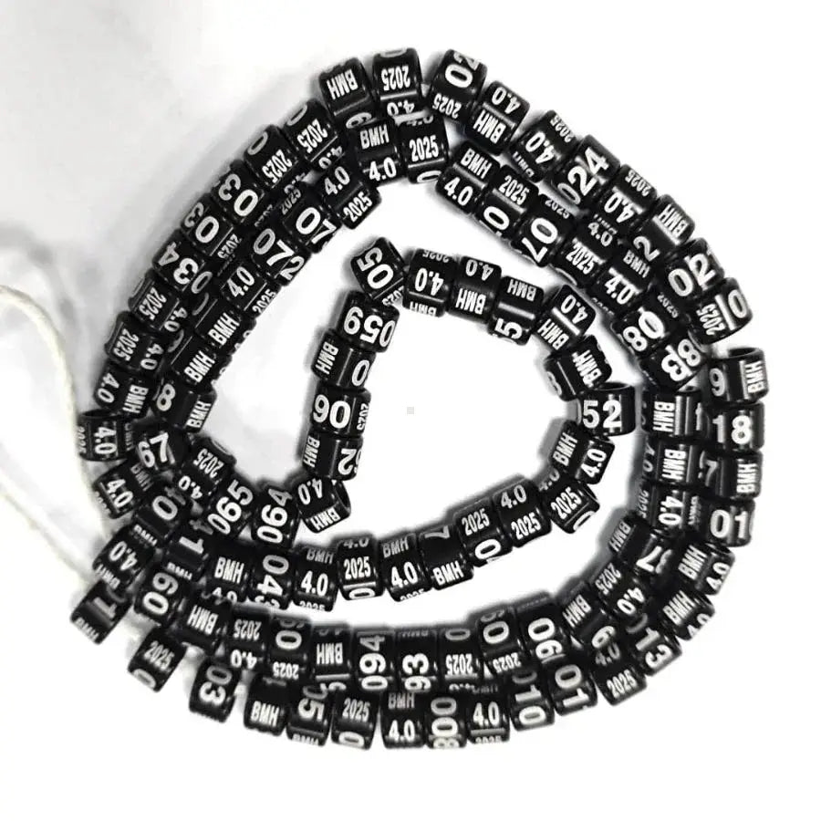 Bagues 2025 ( Disponible directement en taille 2.5mm ,2.7mm , 3.00mm , 4.00mm et 4.5mm) - BIRD SHOP ORNITHOLOGIE LUXEMBOURG S.A.R.L-S