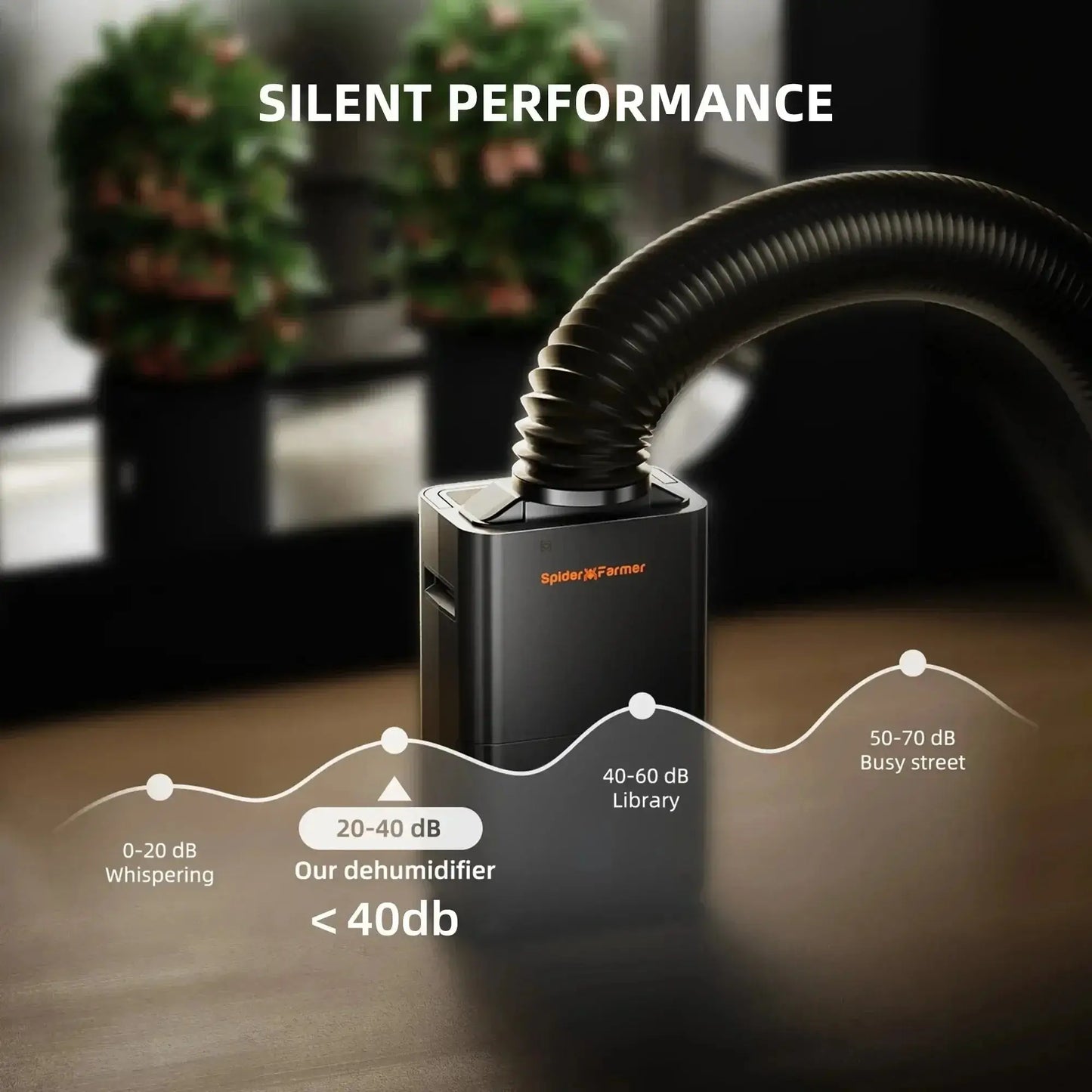 Déshumidificateur 2025 Spider Farmer® 32 pintes | Luftentfeuchter | Déshumidificateur–with Drain Hose / mit Ablaufschlauch / avec tuyau de vidange–pour tente de culture et salle de culture - BIRD SHOP ORNITHOLOGIE LUXEMBOURG S.A.R.L-S