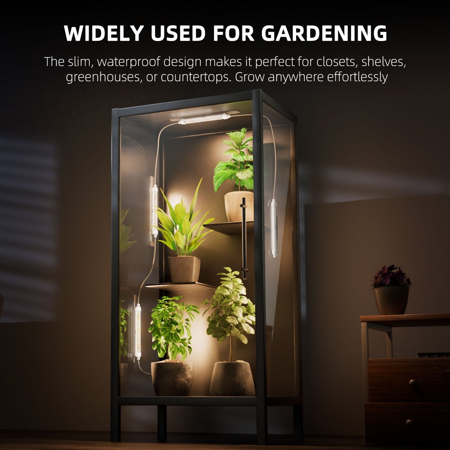 Spider Farmer Glow30 32W Éclairage latéral à spectre complet LED Barres lumineuses de croissance 13", kit de 4 barres, stimule la croissance et le rendement des bourgeons inférieurs, idéal pour le clonage, la croissance et la floraison SPIDER FARMER