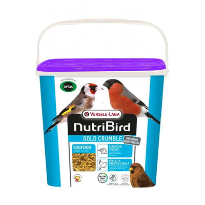 Gold Crumble Pâtée Sèche Oiseaux Indigènes - 4kg - NutriBird Versele-Laga