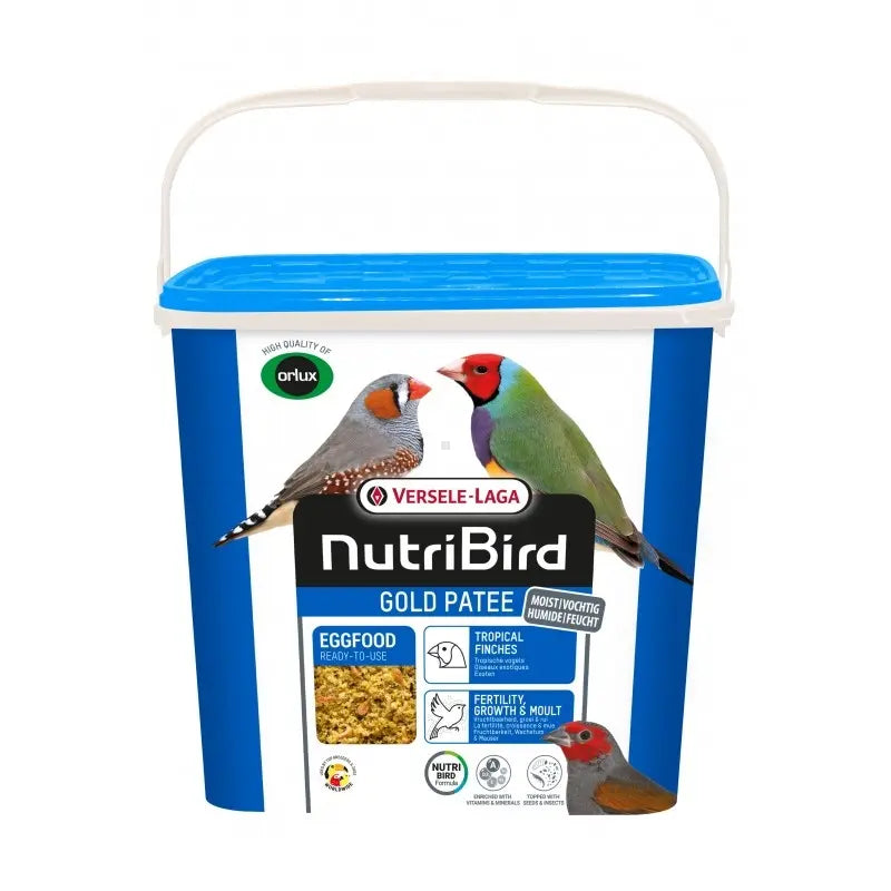 Gold Pâtée Humide Oiseaux Exotiques - 5kg - NutriBird Versele-Laga