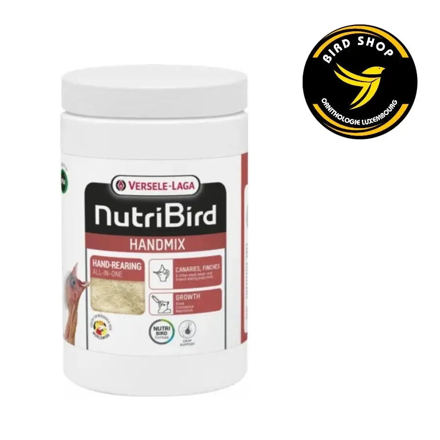 Handmix Elevage à la main pour oisillons granivores et insectivores 500gr - Nutribird - BIRD SHOP ORNITHOLOGIE LUXEMBOURG S.A.R.L-S