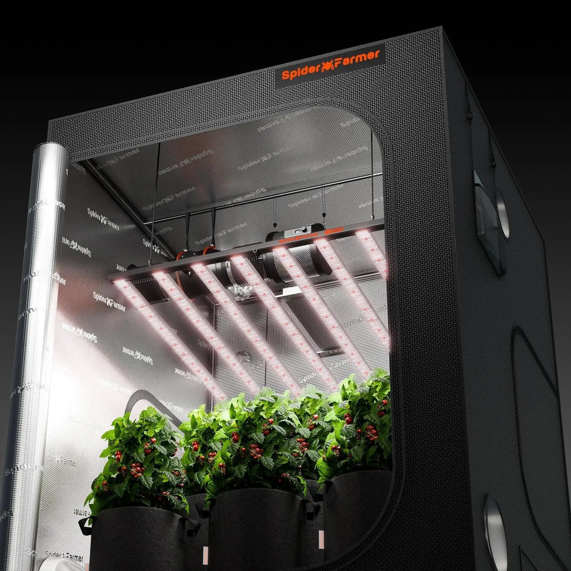 Lampe de culture LED Nouveau Spider Farmer SE1000W Samsung LM301H EVO pour culture verticale commerciale, contrôle intelligent via Bluetooth et Wi-Fi et application dédiée - BIRD SHOP ORNITHOLOGIE LUXEMBOURG S.A.R.L-S