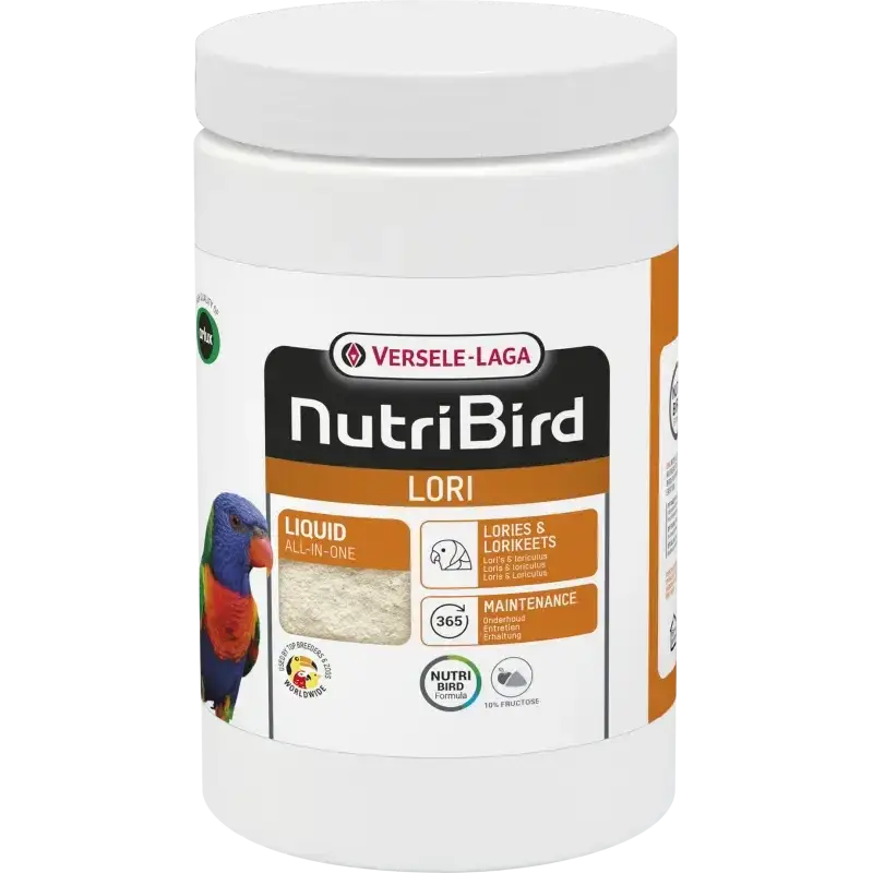 Lori Aliment complet pour oiseaux loris et loriculus 700gr - Nutribird - BIRD SHOP ORNITHOLOGIE LUXEMBOURG S.A.R.L-S