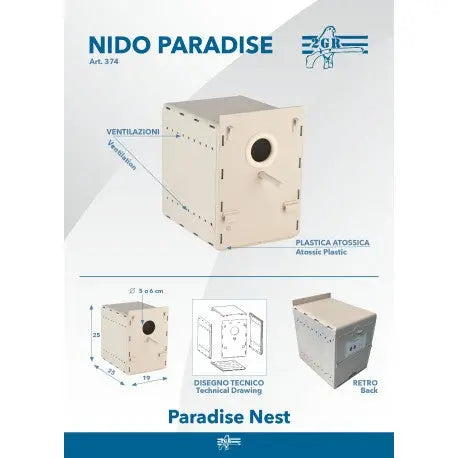 Nid "Paradise" pour perruches  2GR 2GR