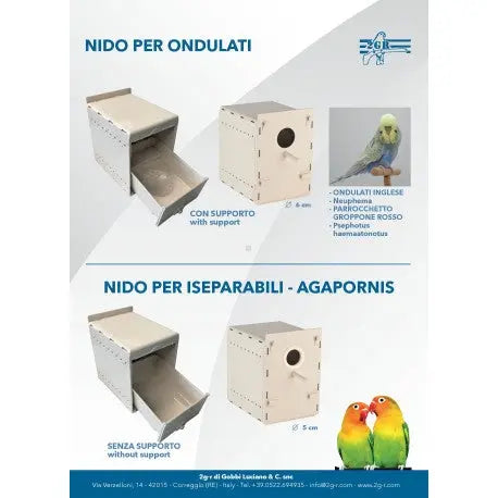 Nid "Paradise" pour perruches  2GR 2GR