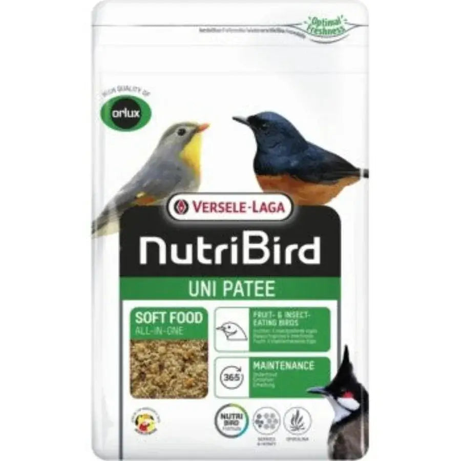 Nutribird Uni Patee (pâtée universelle pour insectivores) 1 KG - BIRD SHOP ORNITHOLOGIE LUXEMBOURG S.A.R.L-S