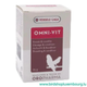 Boîte de complément nutritionnel OMNI-VIT 25 GR pour animaux, riche en vitamines et oligo-éléments.