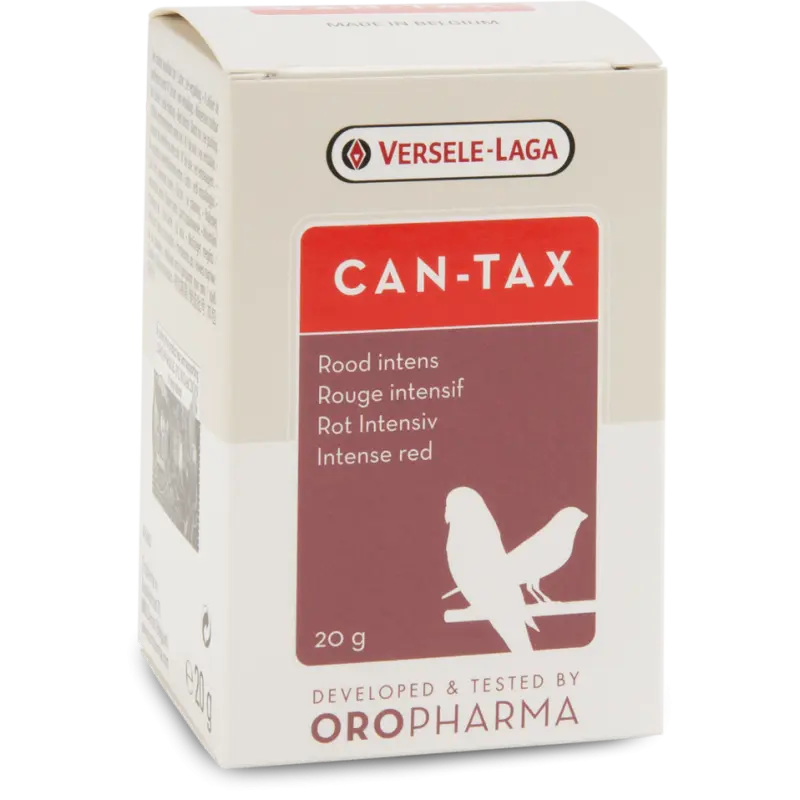 Oropharma Can-Tax 20gr - Colorant rouge à base de canthaxanthine - oiseaux Versele-Laga
