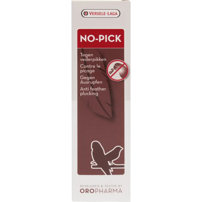 Oropharma No-Pick 100ml - Spray au goût amer contre le picage des plumes - oiseaux Versele-Laga