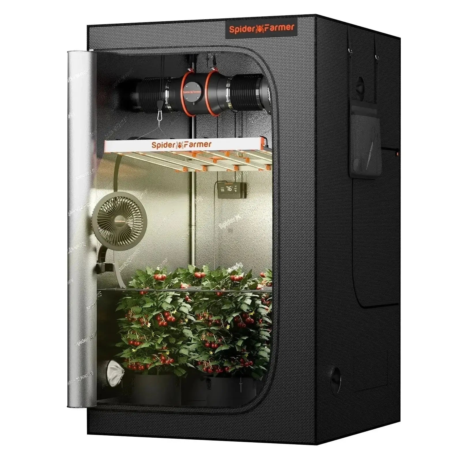 PRE-COMMANDE 2025 / 2025 Spider Farmer® Boîte de Culture Automatisée Set Complet – 120×120×200 cm pour 6 Plantes | G5000 480W - BIRD SHOP ORNITHOLOGIE LUXEMBOURG S.A.R.L-S