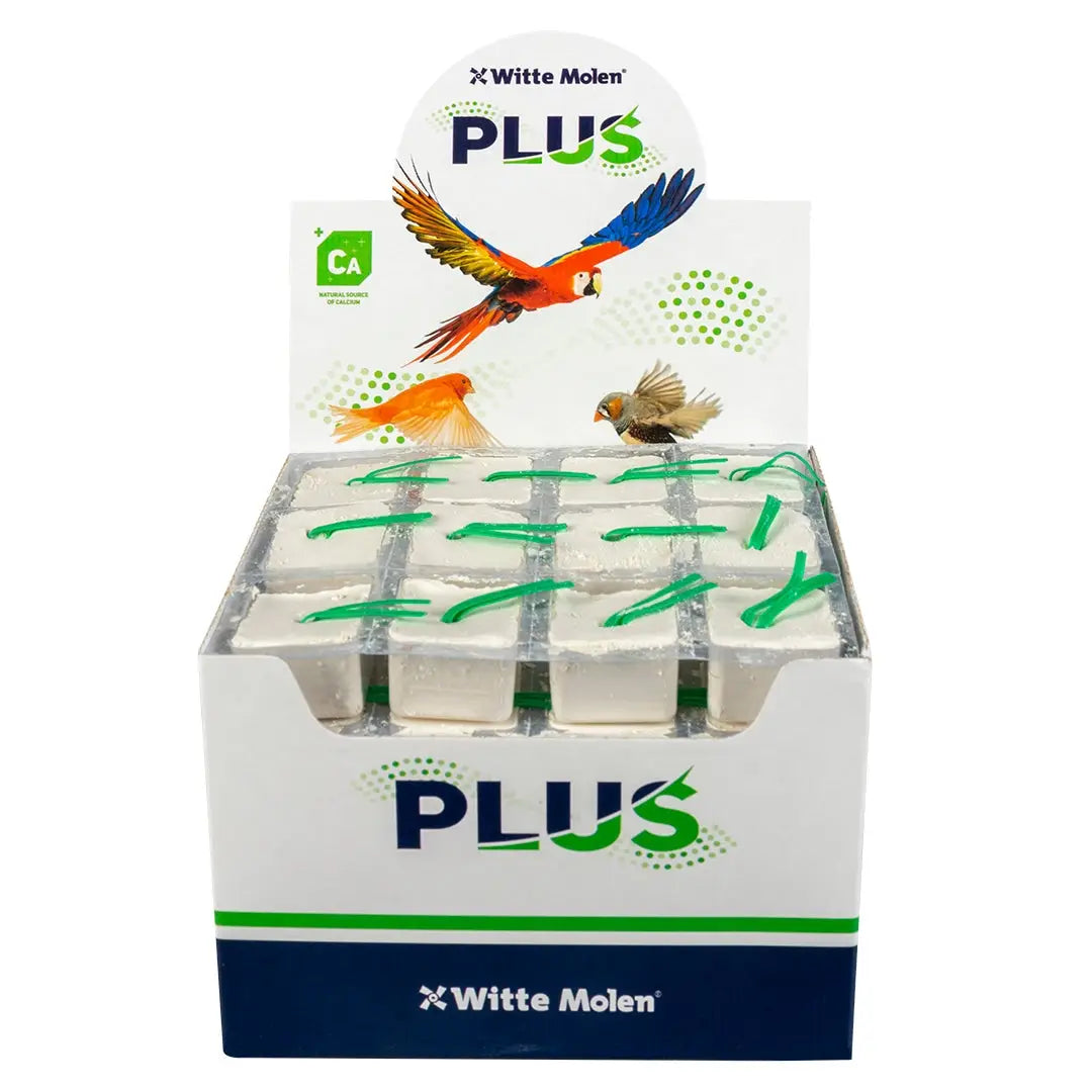 Plus bloc d’énergie blanc 4x3x2cm / par piéçe