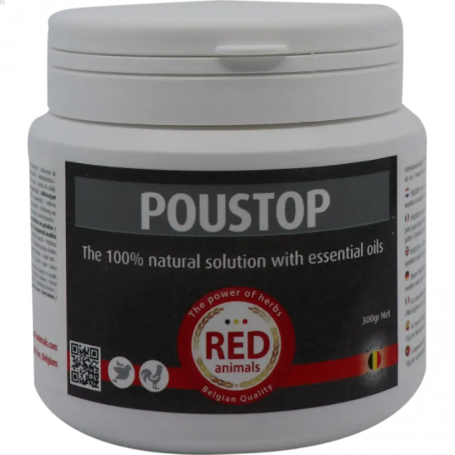 Poustop poudre 300 g - Pohstop - BIRD SHOP ORNITHOLOGIE LUXEMBOURG S.A.R.L-S