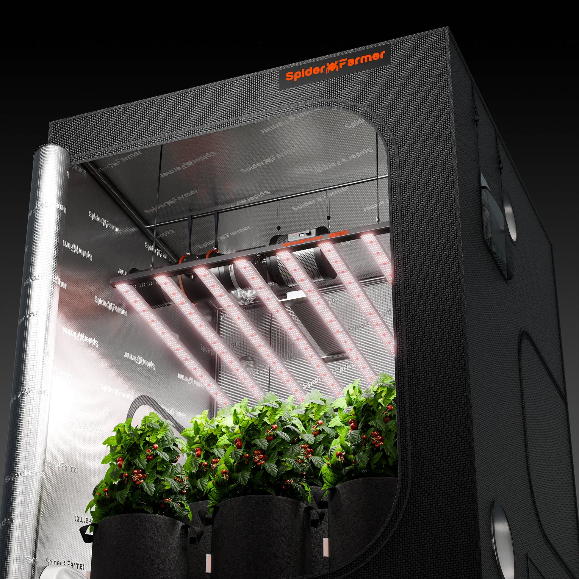 Nouveau Spider Farmer SE1000W LED Grow Light Samsung LM301H EVO Pflanzenlampe Commercial Vertical Growing Bluetooth & WiFi Smart APP Control SPIDER FARMER
