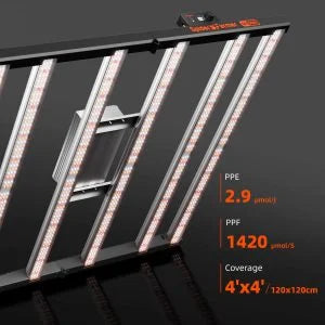 Spider Farmer SE5000 480W Led Grow Lampe Samsung LM301H EVO Dimmable Vollspektrum avec Bluetooth et WiFi Smart APP Control SPIDER FARMER