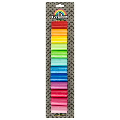 Sacs ramasse-crottes rainbow multicolore 12x - BIRD SHOP ORNITHOLOGIE LUXEMBOURG S.A.R.L-S