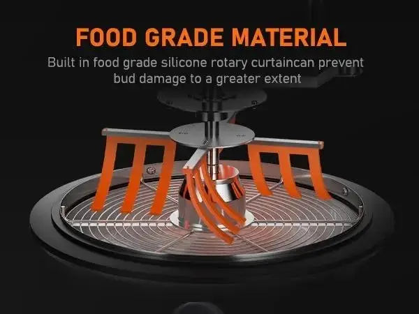 Spider Farmer 13" Coupe-bordures à bol de feuilles de bourgeons, Twist Spin Cut avec dôme de visibilité clair - BIRD SHOP ORNITHOLOGIE LUXEMBOURG S.A.R.L-S