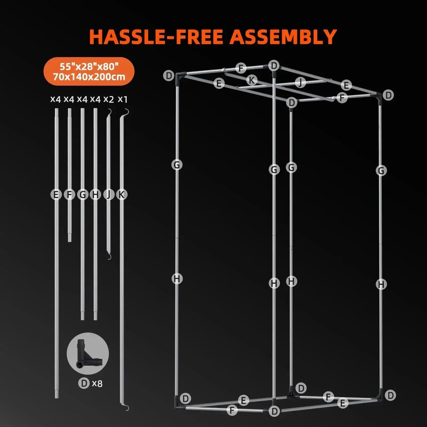Spider Farmer 140x70x200cm Tente de culture intérieure haute réflexion Growzelt 1680D Salle de plantes hydroponique pour une croissance optimale des plantes et un contrôle du climat - BIRD SHOP ORNITHOLOGIE LUXEMBOURG S.A.R.L-S