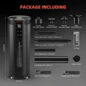 Spider Farmer 16L Humidificateur à vapeur fraîche à ultrasons avec sonde de température et d'humidité pour plantes Tente de culture intérieure - BIRD SHOP ORNITHOLOGIE LUXEMBOURG S.A.R.L-S