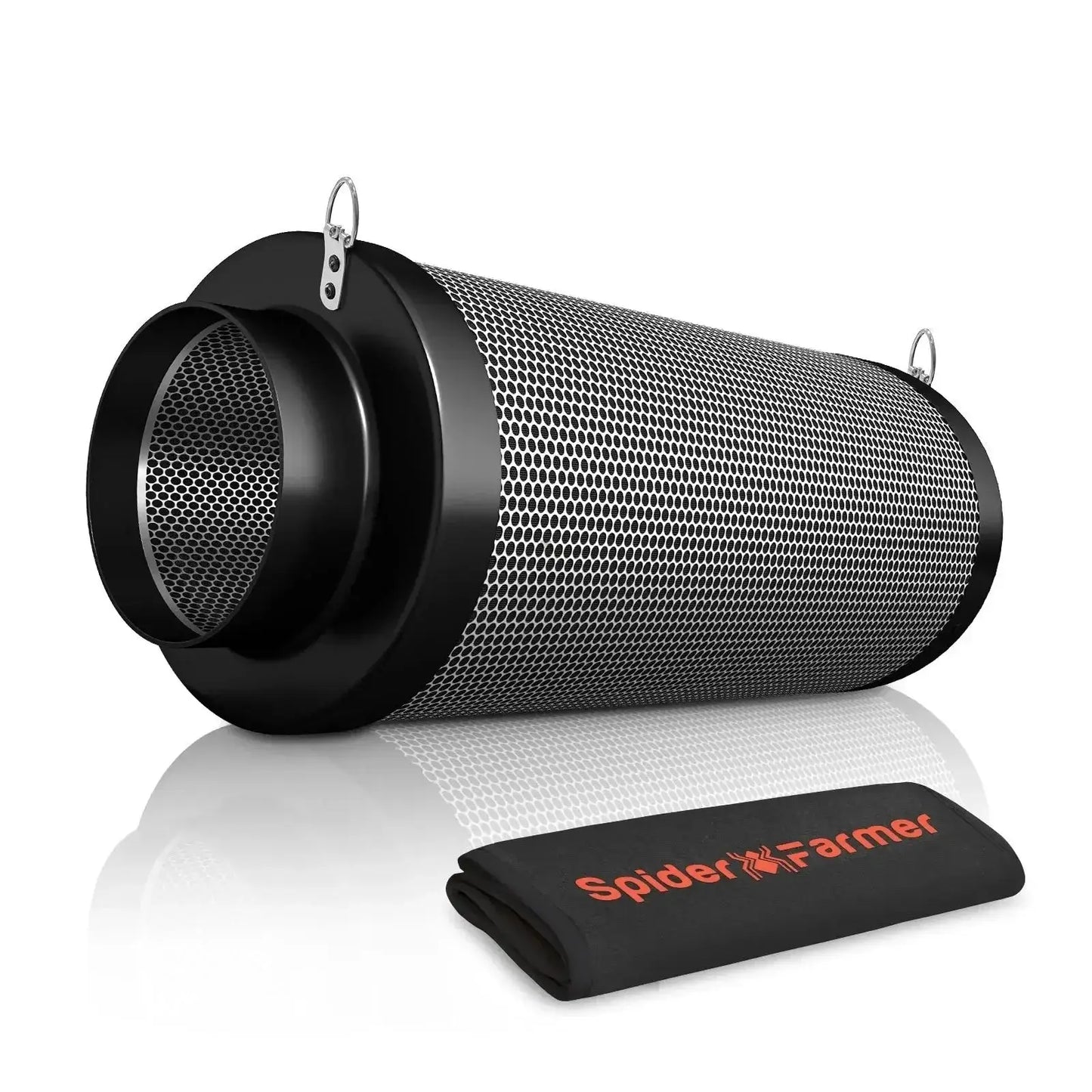 Spider Farmer 4 pouce Air Filtre à charbon Kohlefilter pour ventilateur de conduit en ligne, contrôle des odeurs, hydroponie, salles de culture - BIRD SHOP ORNITHOLOGIE LUXEMBOURG S.A.R.L-S