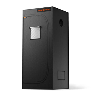 Spider Farmer 70x70x160cm Tente de culture Boîte de culture intérieure Grow Zelt 1680D Salle de culture hydroponique pour une croissance optimale des plantes et un contrôle du climat SPIDER FARMER