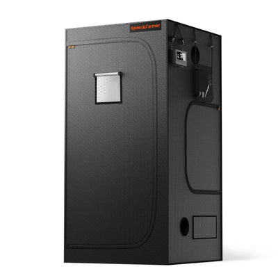 Spider Farmer 90x90x180cm Tente de culture intérieure 1680D Boîte de culture haute réfléchissante Salle de culture hydroponique pour une croissance optimale des plantes et un contrôle du climat SPIDER FARMER