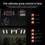 2025 Prise multiple Spider Farmer GGS AC10 avec 10 ports pour le contrôle climatique dans la tente de culture - avec mesure de la température, de l'humidité et du VPD, contrôle du temps, données historiques, Bluetooth et WiFi SPIDER FARMER