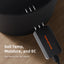 Prise multiple Spider Farmer GGS AC5 2025 avec 5 ports pour le contrôle climatique dans la tente de culture - avec mesure de la température, de l'humidité et du VPD, contrôle du temps, données historiques, Bluetooth et WiFi SPIDER FARMER