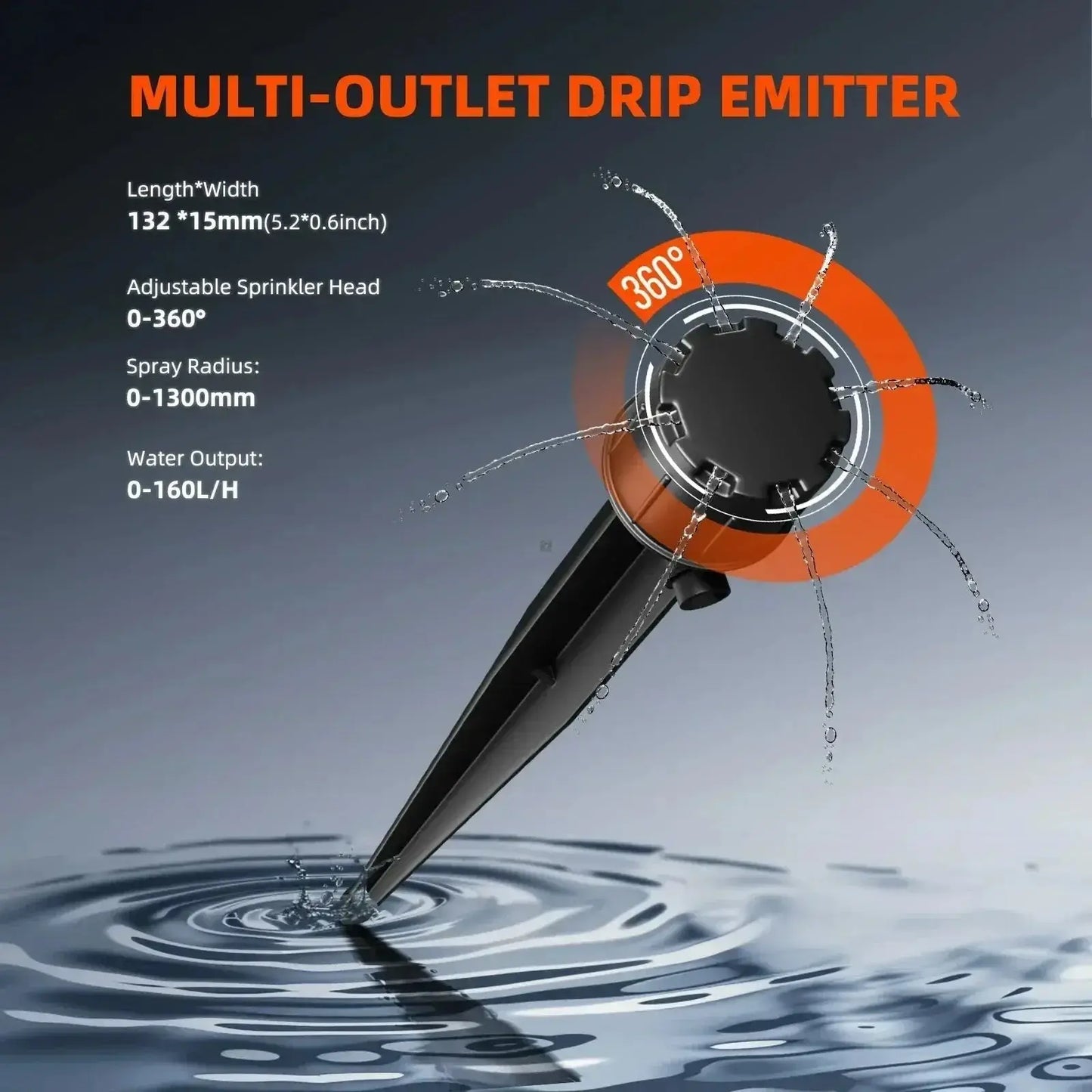 Spider Farmer Système d’irrigation goutte à goutte automatique pour plantes Pompe à eau avec 8 émetteurs de goutte à goutte - BIRD SHOP ORNITHOLOGIE LUXEMBOURG S.A.R.L-S