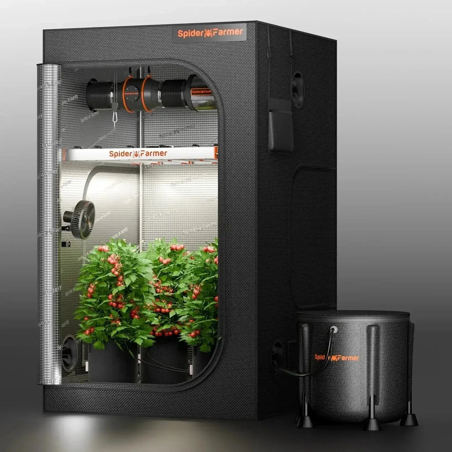 Spider Farmer Système d’irrigation goutte à goutte automatique pour plantes Pompe à eau avec 8 émetteurs de goutte à goutte - BIRD SHOP ORNITHOLOGIE LUXEMBOURG S.A.R.L-S