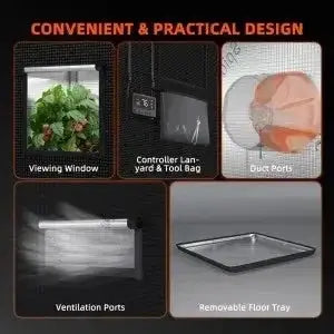 Spider Farmer Tente de culture - BIRD SHOP ORNITHOLOGIE LUXEMBOURG S.A.R.L-S