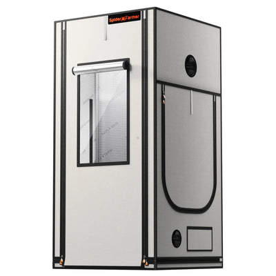 Vente Flash I [2025 NOUVELLE ARRIVÉE] Spider Farmer 90X90X180cm Pro Boîte de Tente De Culture Intérieure Growzelt 2000D Boîte De Culture De Plantes Haute Réflexion SPIDER FARMER