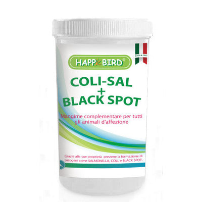Coli-sal + Black spot 100g - Prévient contre la Salmonellose et le point noir HAPPYBIRD