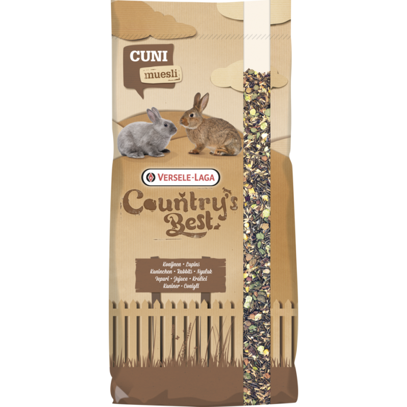 CUNI FIT Muesli 20kg - Mélange très varié de granulés, de flocons et de graines Versele-Laga