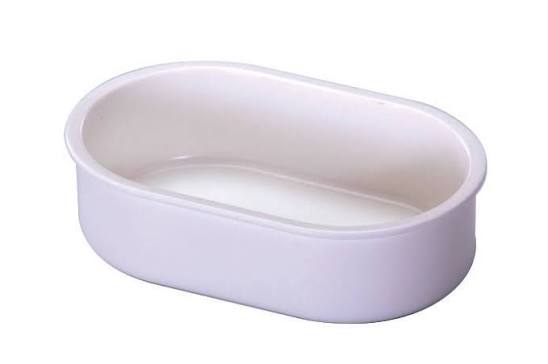 Mangeoire Ovale Blanche 7x12x3,5 cm  2GR ART.119W 2GR