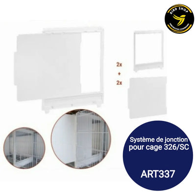 Système de jonction pour les cages de 58cm - 2GR - BIRD SHOP ORNITHOLOGIE LUXEMBOURG 