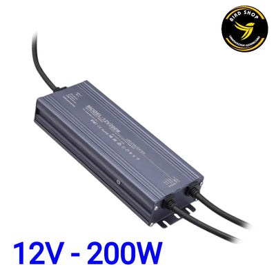 Transformateur LED 12V - 200W pour module à LED - BIRD SHOP ORNITHOLOGIE LUXEMBOURG 